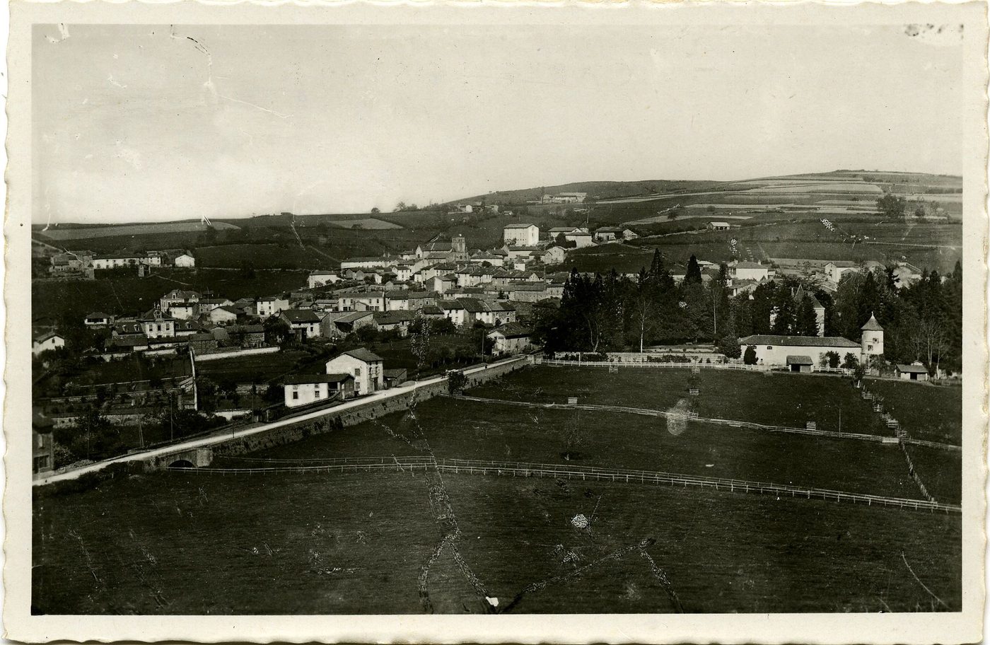 Tramayes. Vue générale.