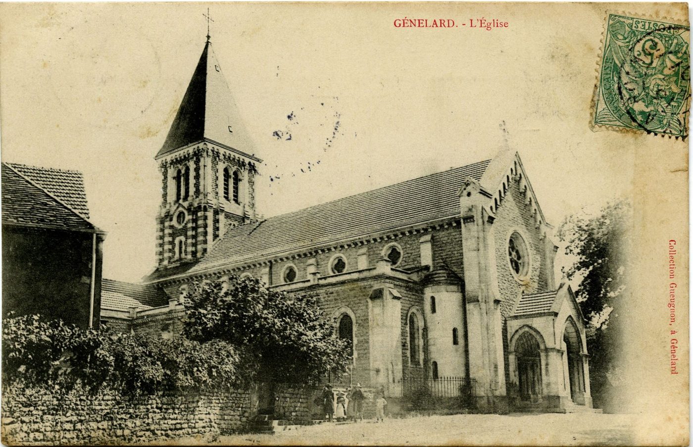 Génelard. L'église.