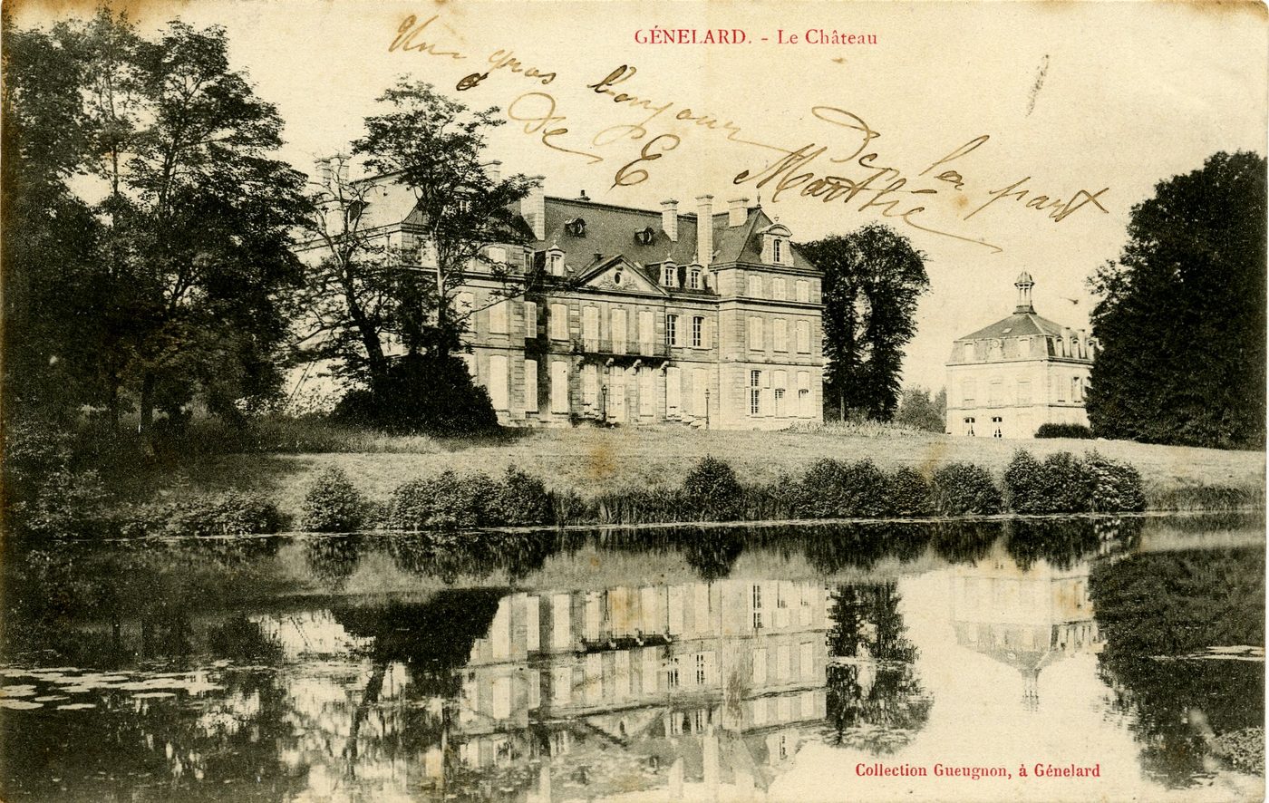 Génelard. Le château.