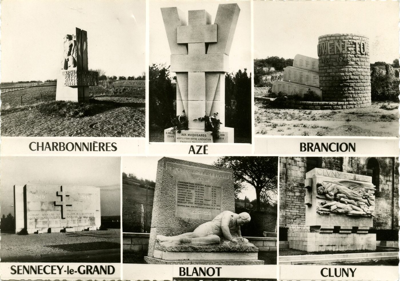 Charbonnières Azé, Brancion, Sennecey-le-Grand, Blanot, Cluny. Trop de plaques, de stèles et de monuments témoignent du patriotisme des habitants de notre département et des sacrifices consentis pour que nous puissions accepter de voir les fils des victimes de la barbarie nazie placés sous les ordres d'un général hitlérien. Cette nomination ne peut que ranimer les haines que nous aurions voulu voir éteintes entre l'Allemagne et la France aussi vous demandons-nous de vous opposer de toute votre conscience, de toute votre énergie, à la désignation du général Speidel au poste de commandement des forces terrestres du secteur Centre-Europe.