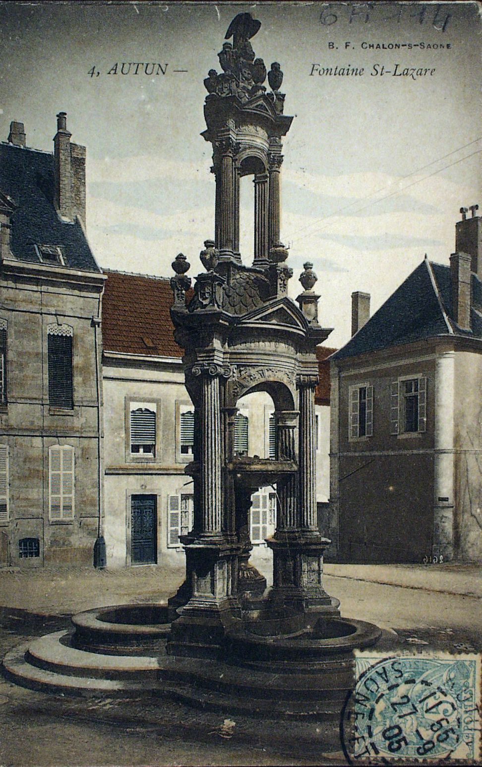 Autun. Fontaine Saint-Lazare.