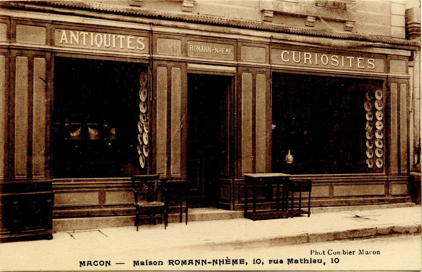 Mâcon. Maison Romann-Nhème, 10 rue Mathieu.