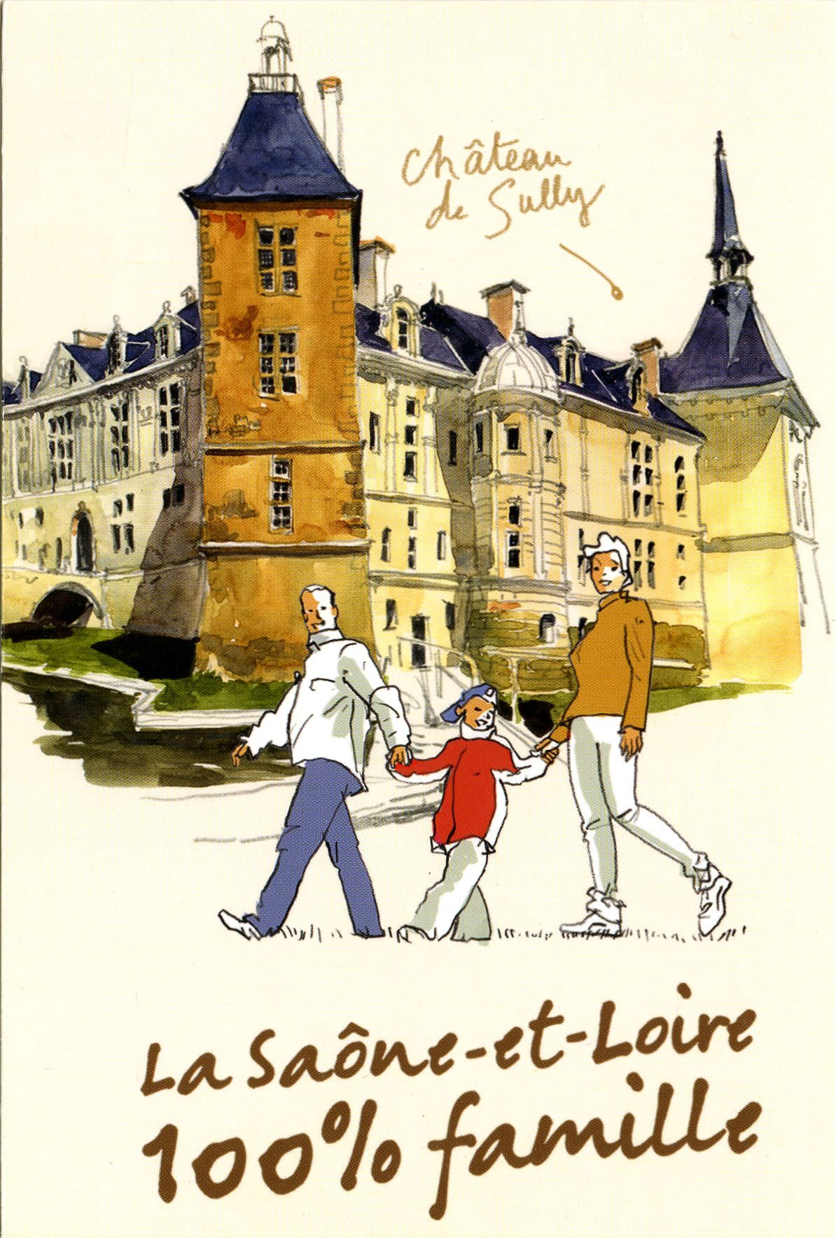 La Saône-et-Loire 100 % famille. Château de Sully.