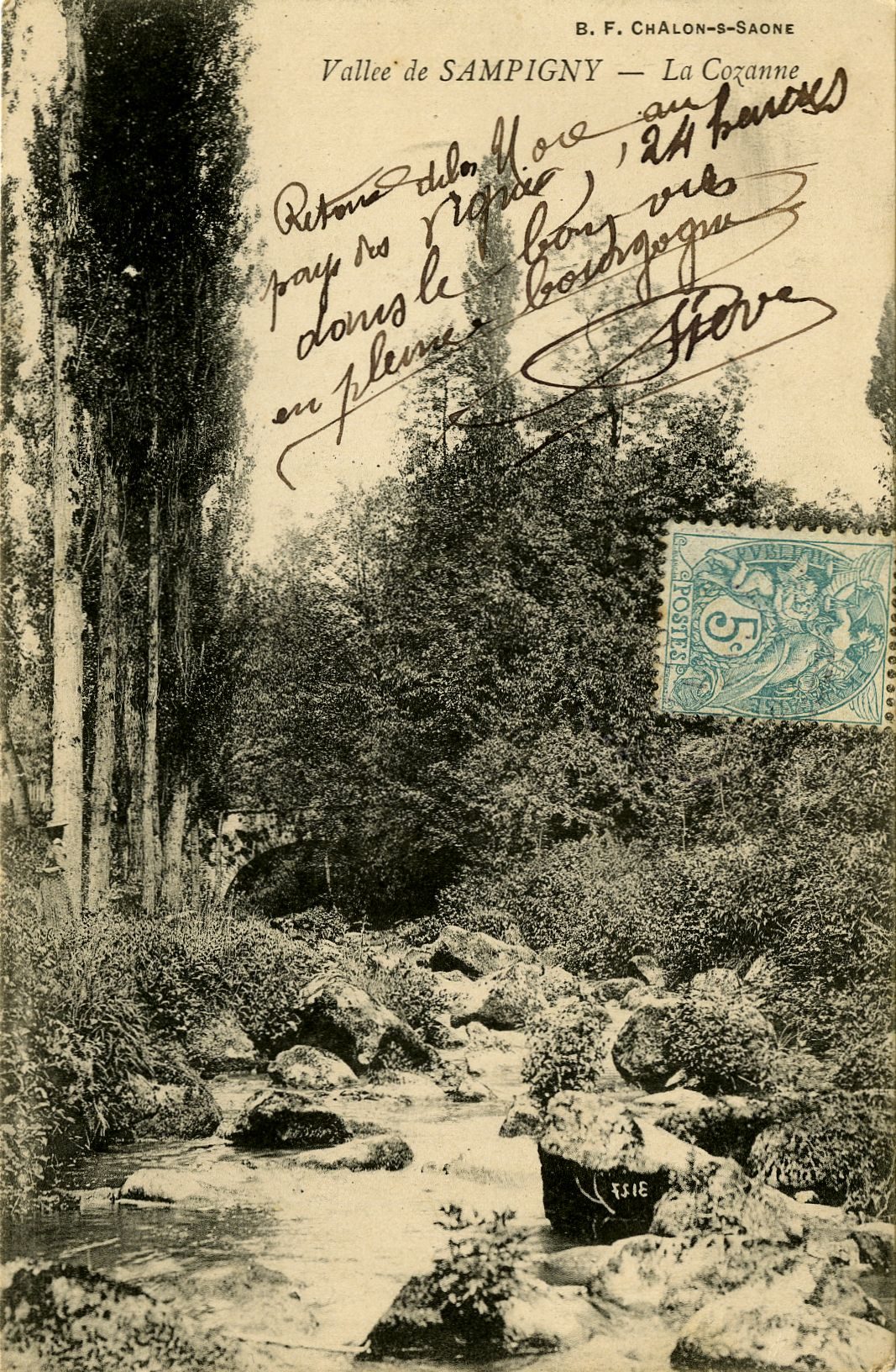 Vallée de Sampigny. La Cozanne.
