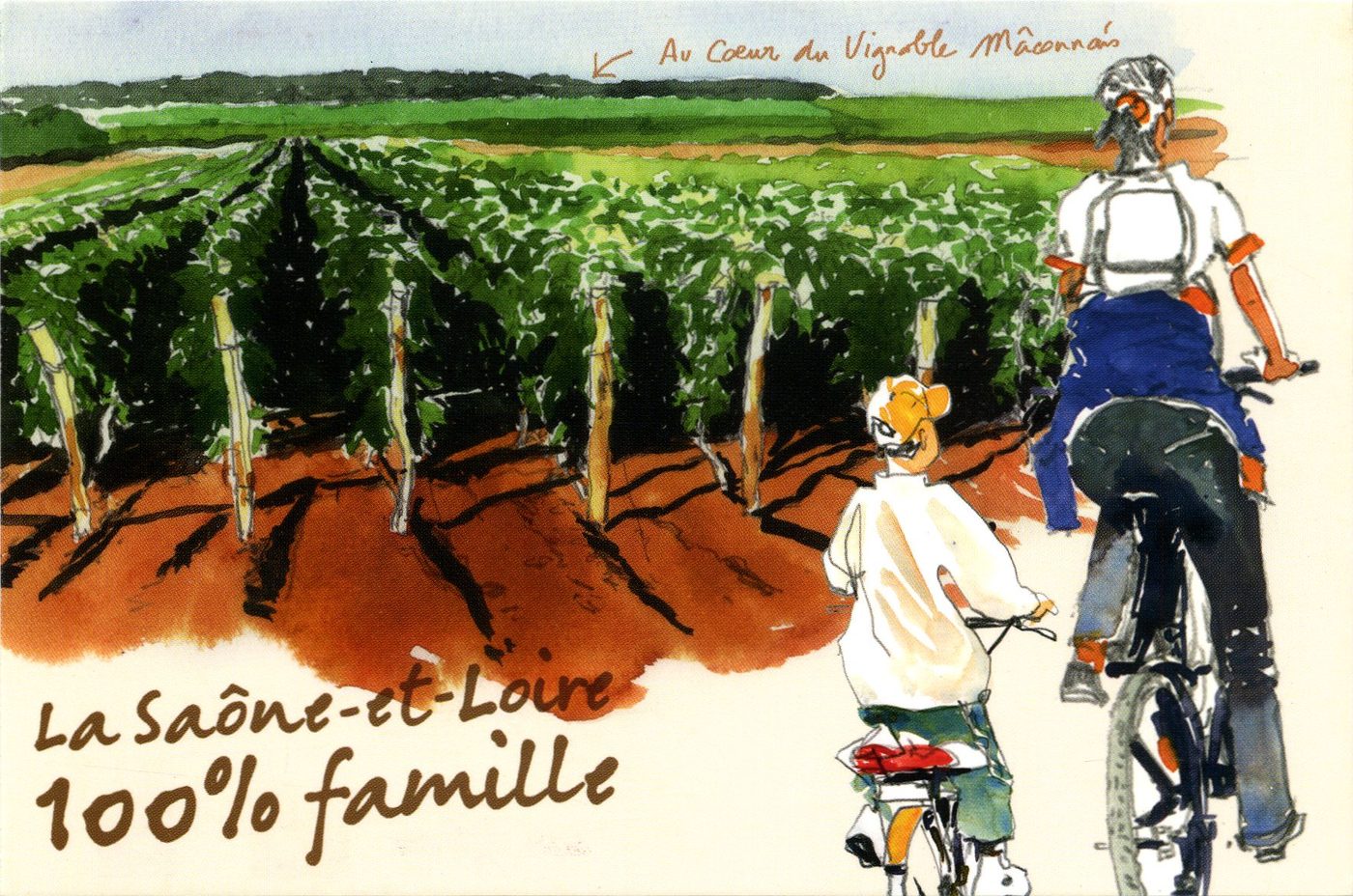 La Saône-et-Loire 100% famille. Au coeur du vignoble mâconnais.