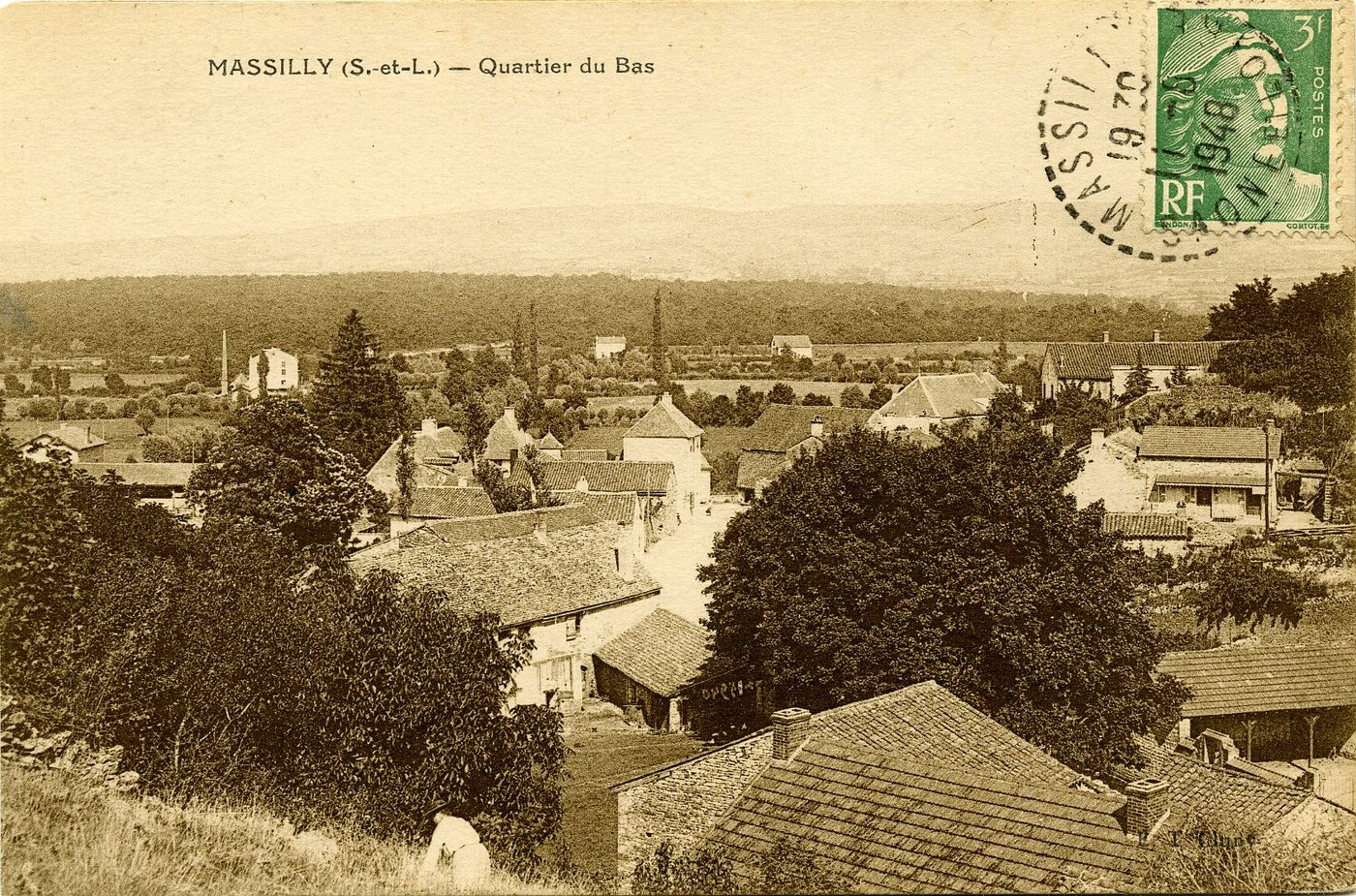 Massilly. Quartier du bas.