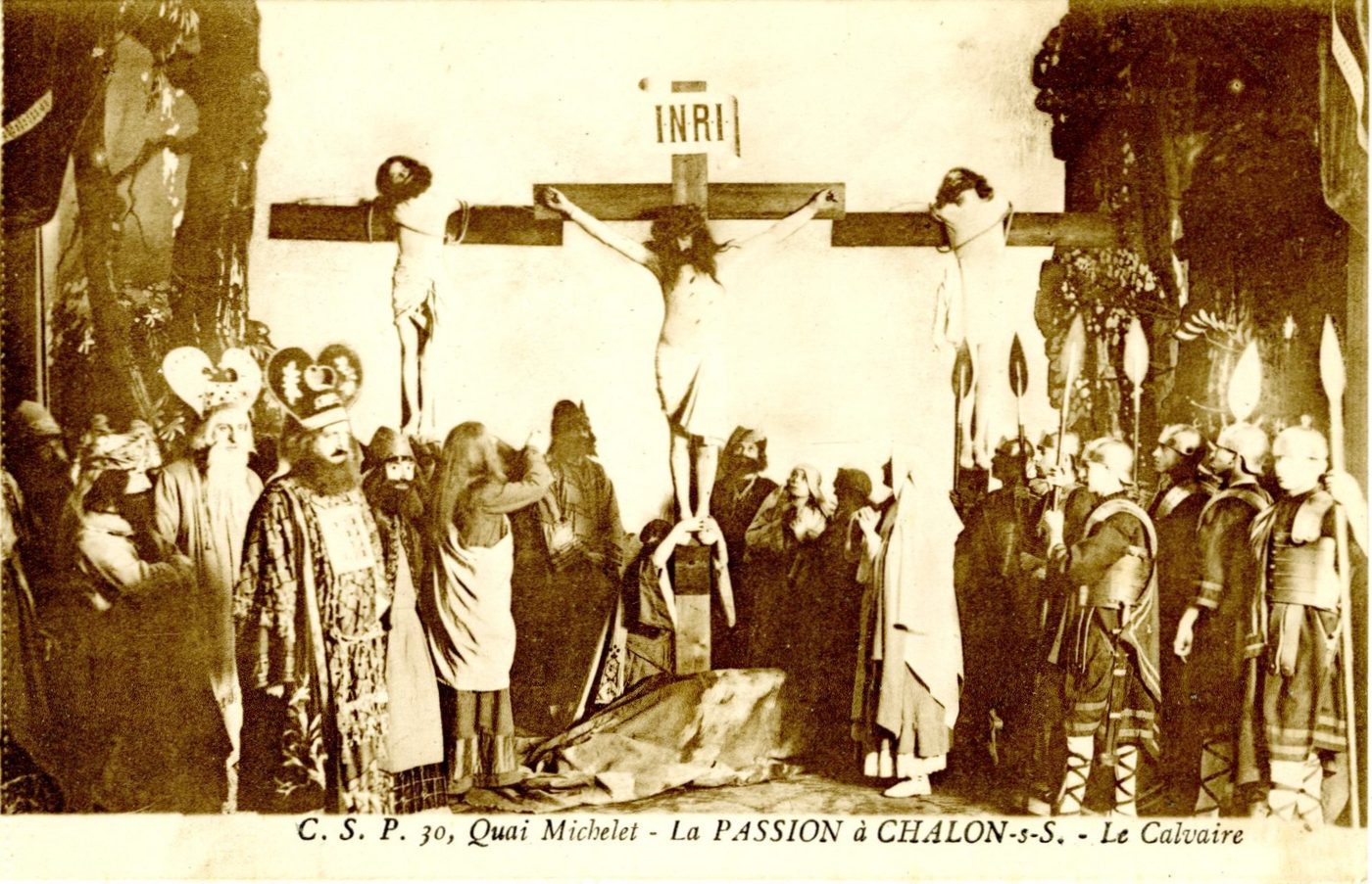 CSP, 30 quai Michelet, Chalon-sur-Saône. La Passion, Le calvaire.