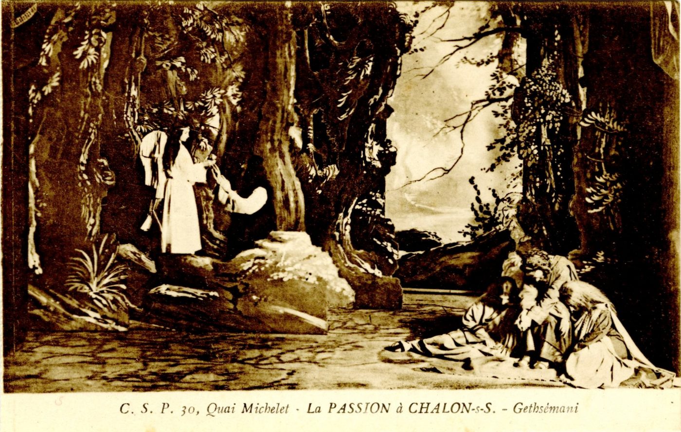 CSP, 30 quai Michelet, Chalon-sur-Saône. La Passion, Gethsémani.