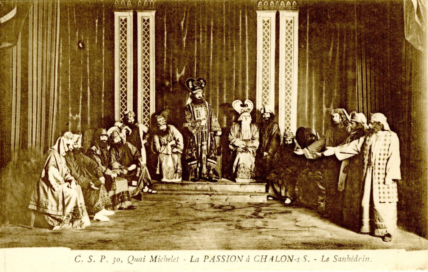 CSP, 30 quai Michelet, Chalon-sur-Saône. La Passion, le Sanhédrin.