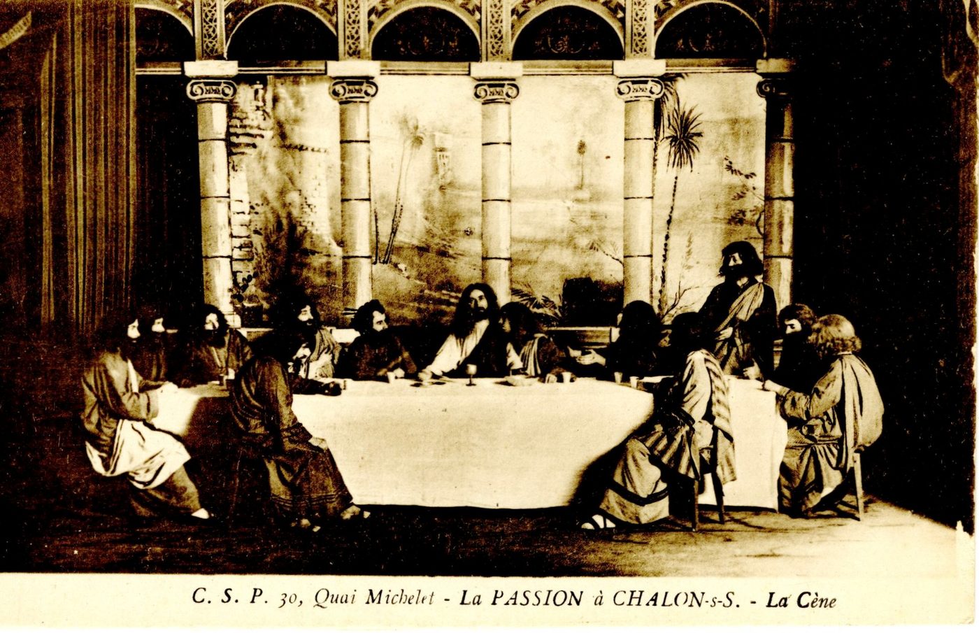 CSP, 30 quai Michelet, Chalon-sur-Saône. La Passion, la Cène.