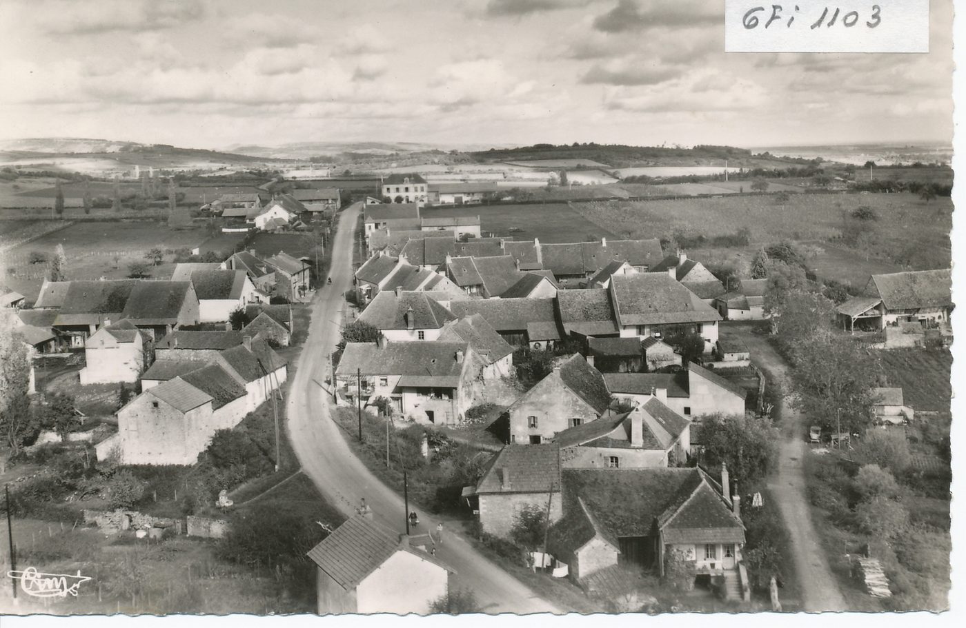 Les Filletières. Vue générale aérienne. Chenôves.