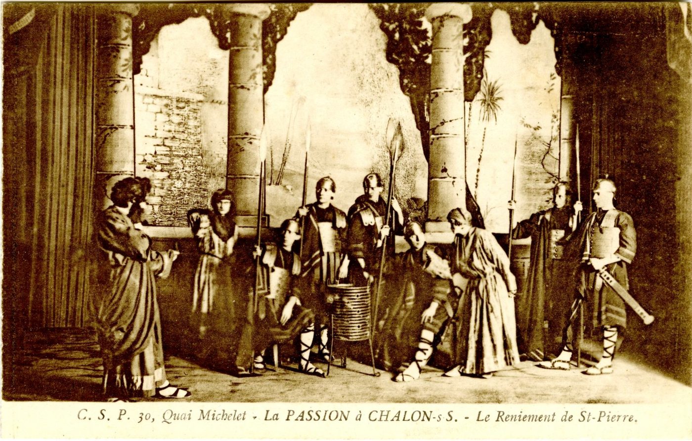 CSP, 30 quai Michelet, Chalon-sur-Saône. La Passion, Le reniement de saint Pierre.