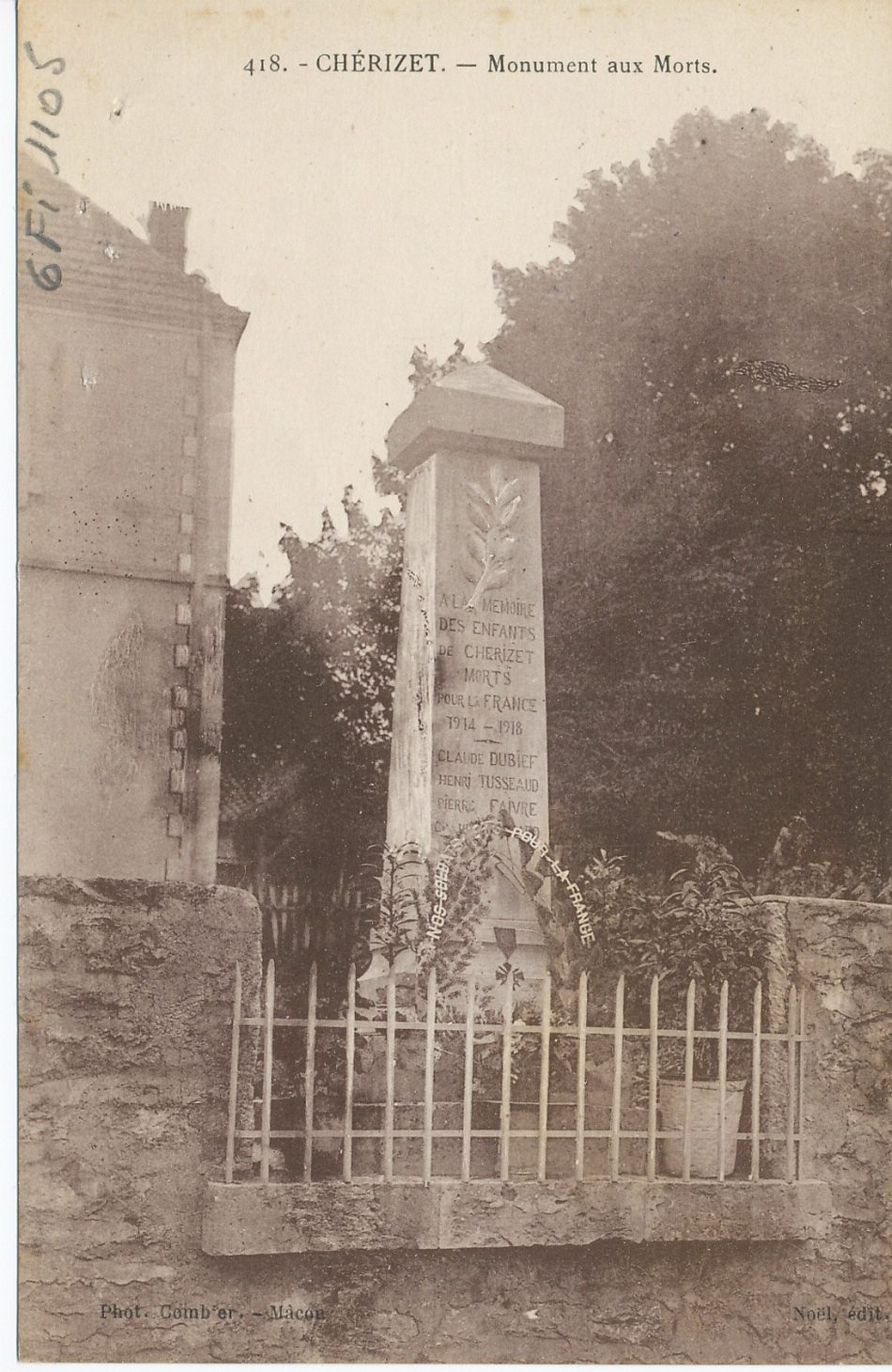 Chérizet. Monument aux morts.