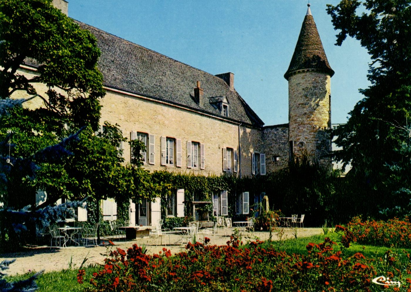 Fleurville (Saône-et-Loire).- Château de Fleurville.