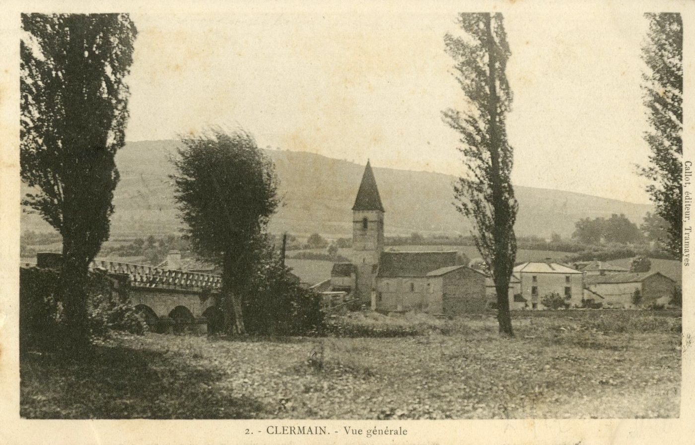 2.- Clermain (Saône-et-Loire).- Vue générale.