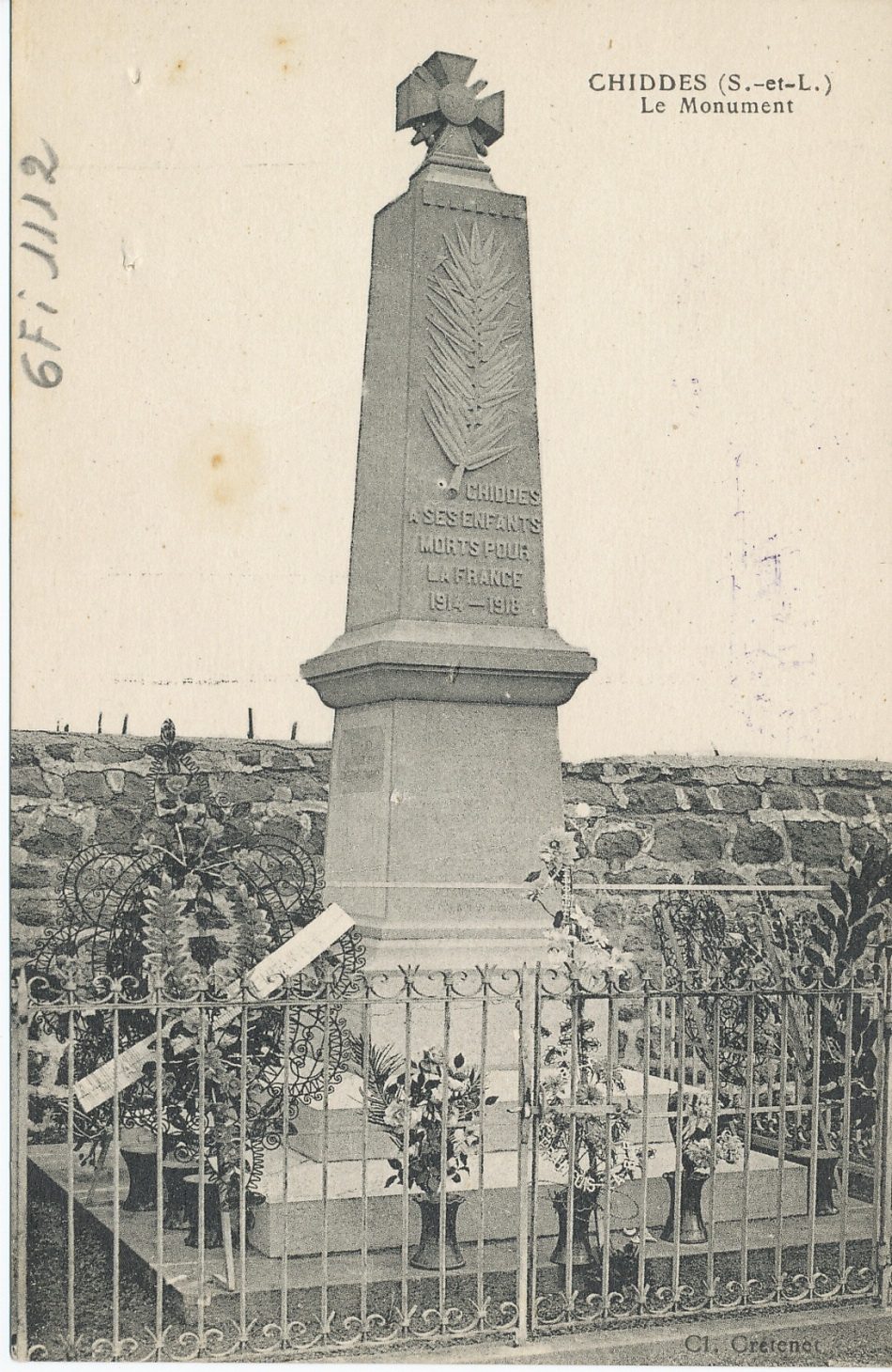 Chiddes. Le monument.