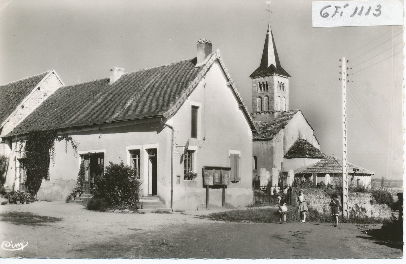 Chiddes. Quartier de l'église.