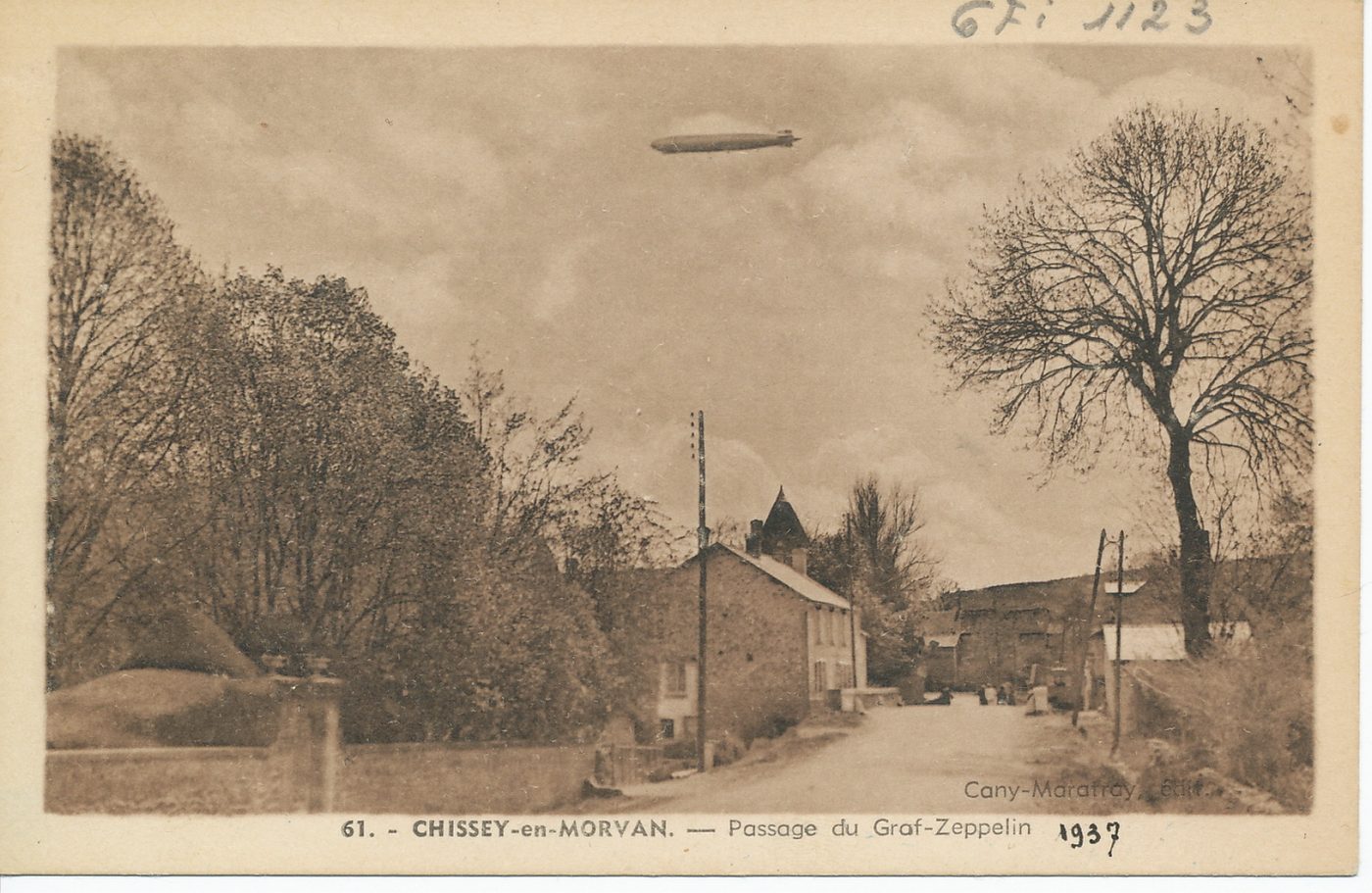 Chissey-en-Morvan. Passage du Graf-Zeppelin.