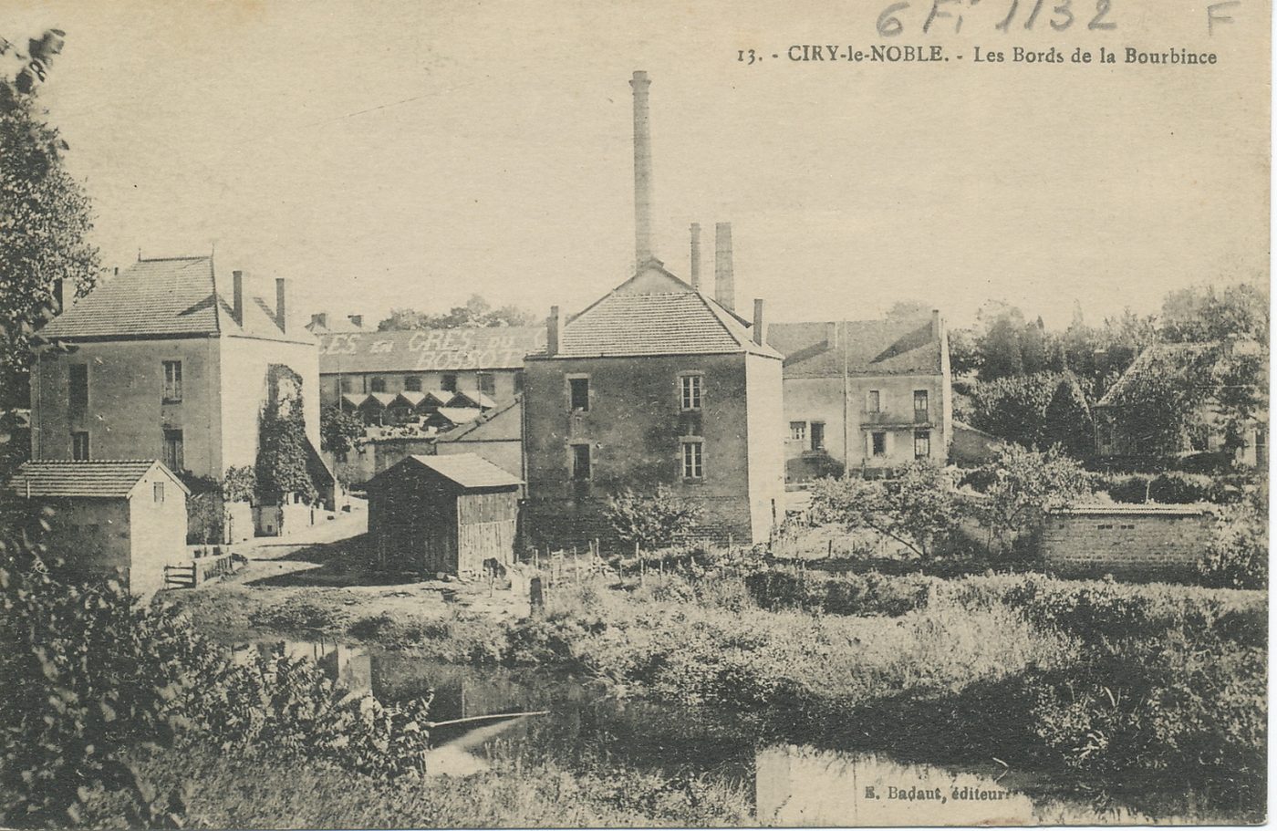 Ciry-le-Noble. Les bords de la Bourbince.