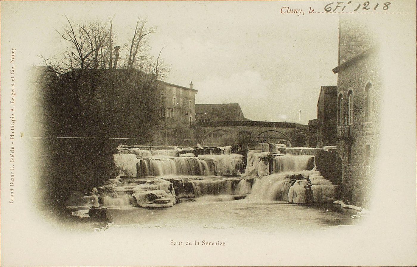 Cluny. Saut de la Servaize.