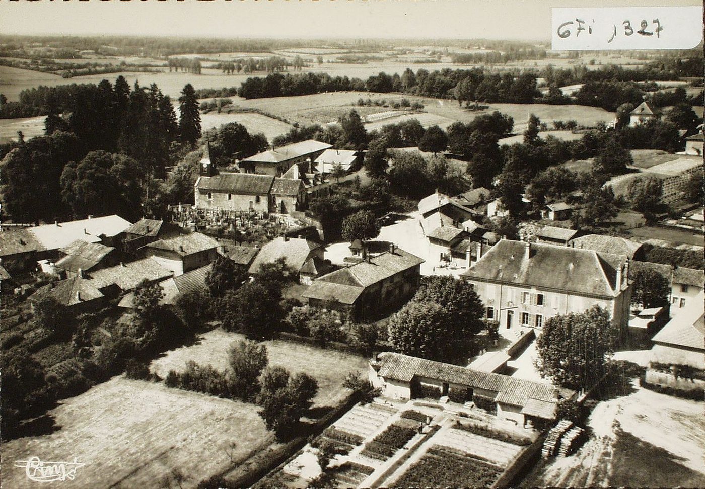 Condal. Vue aérienne d'ensemble.