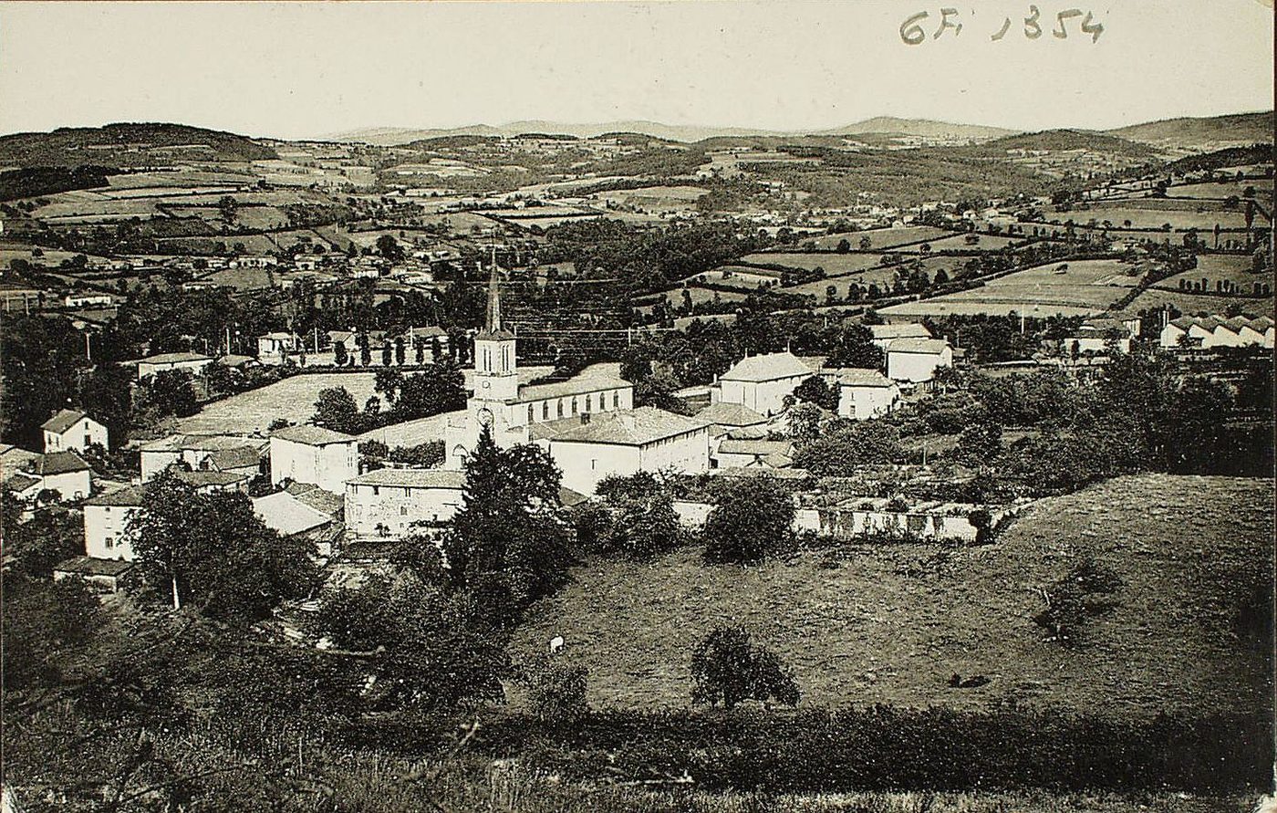 Coublanc. Vue générale.