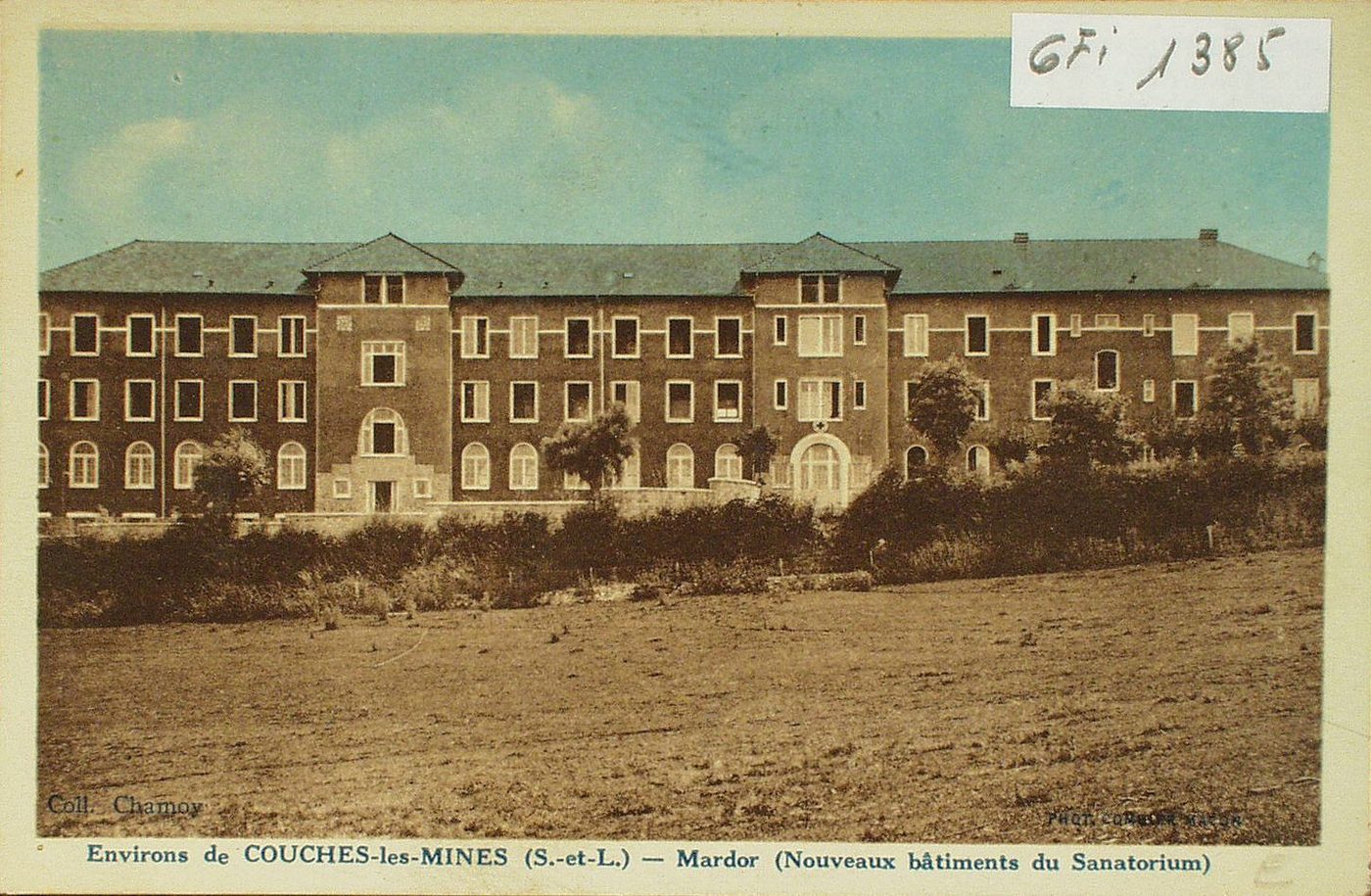 Environs de Couches-les-Mines. Mardor (nouveaux bâtiments du sanatorium).