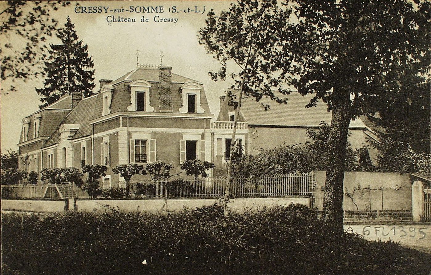 Cressy-sur-Somme. Château de Cressy.