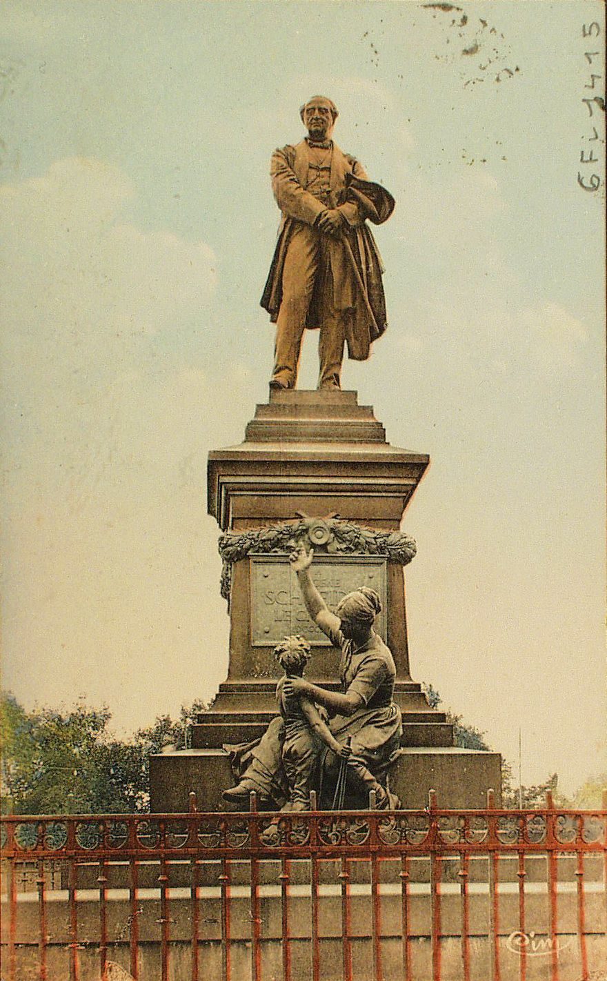 Le Creusot. Statue de M. Schneider.