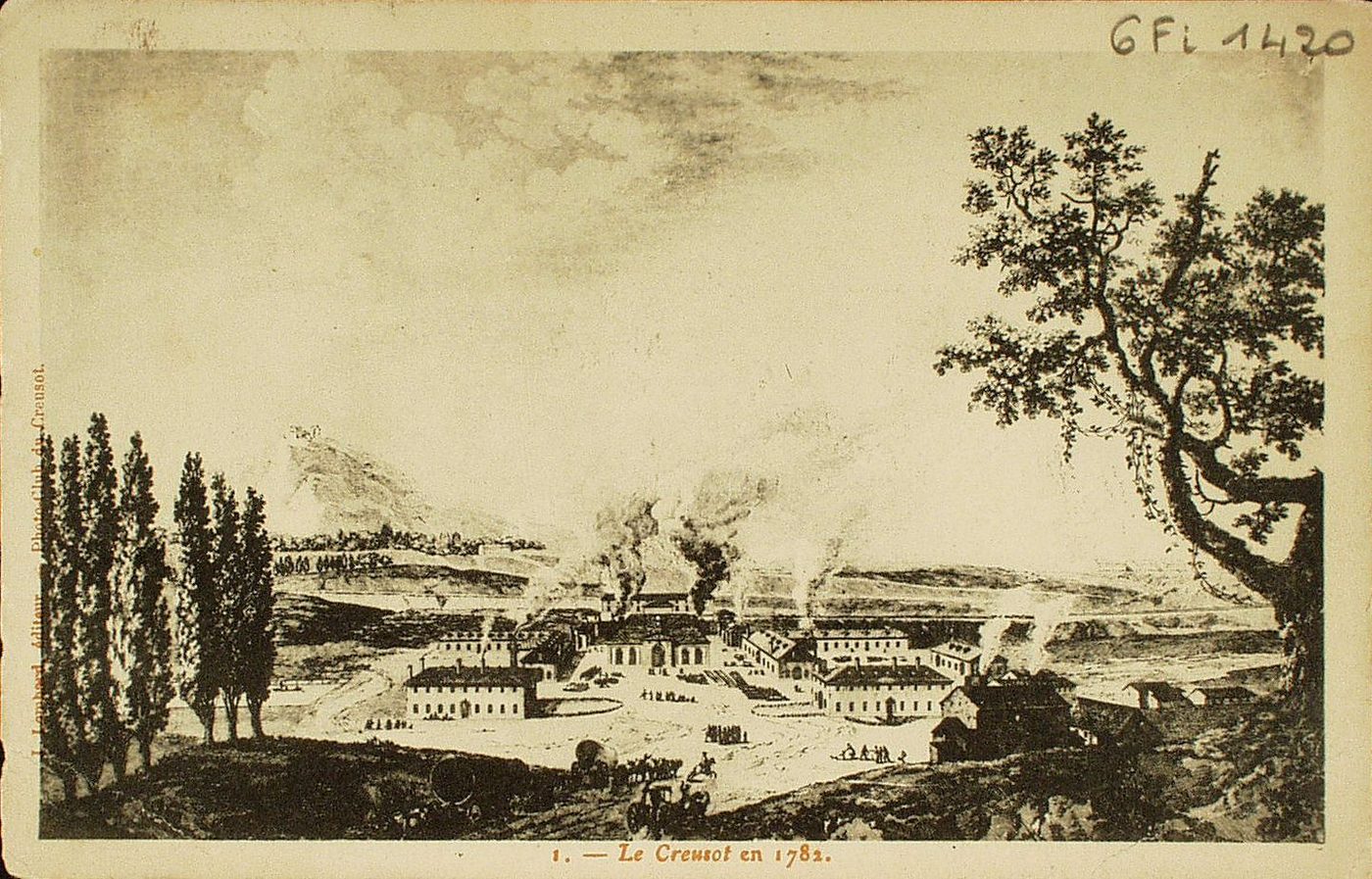 Le Creusot en 1782.