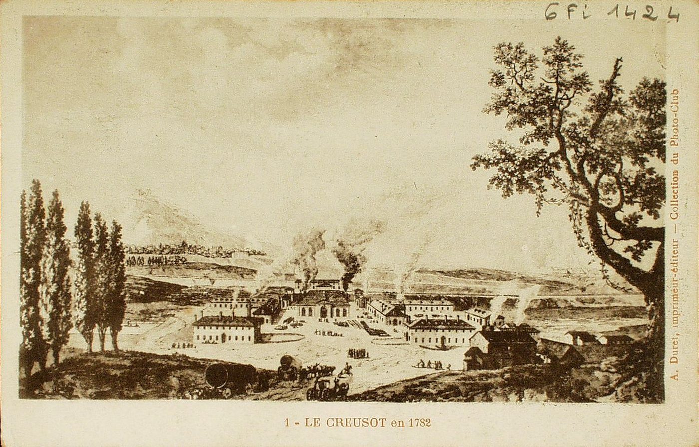 Le Creusot en 1782.
