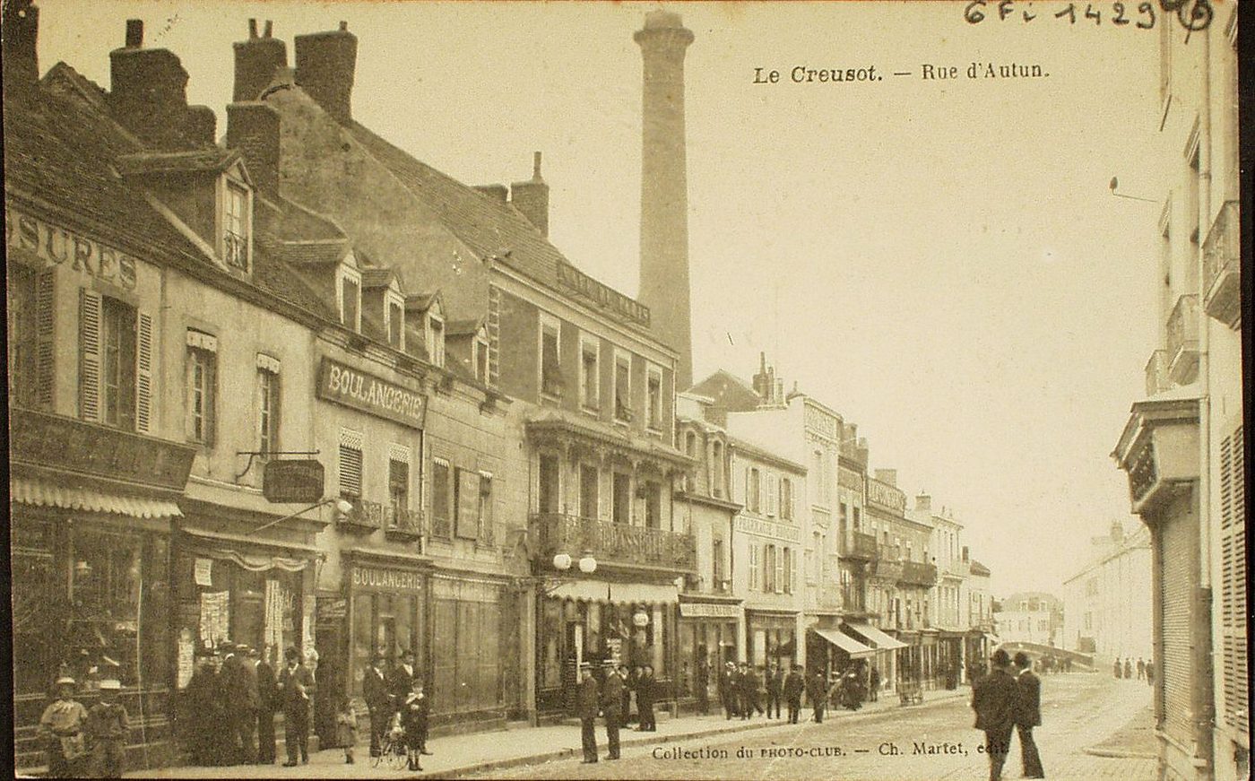 Le Creusot. Rue d'Autun.