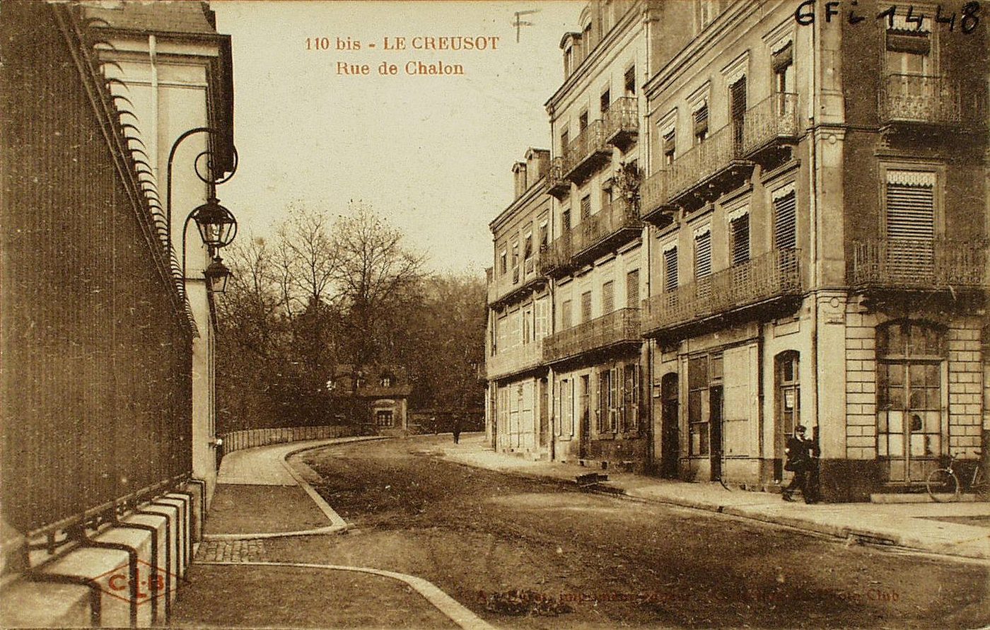 Le Creusot. Rue de Chalon.