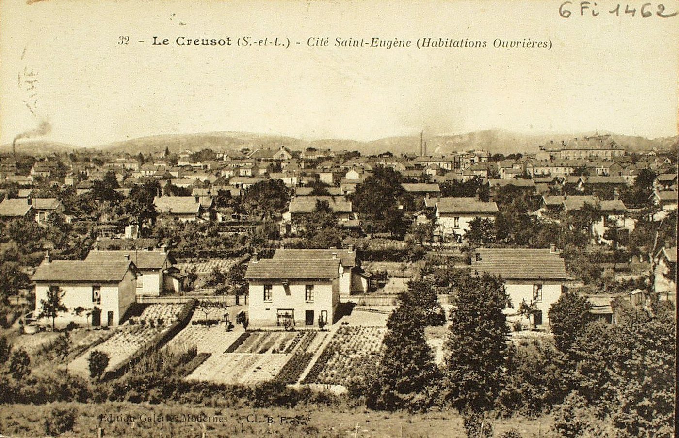 Le Creusot. Cité Saint-Eugène (habitations ouvrières).