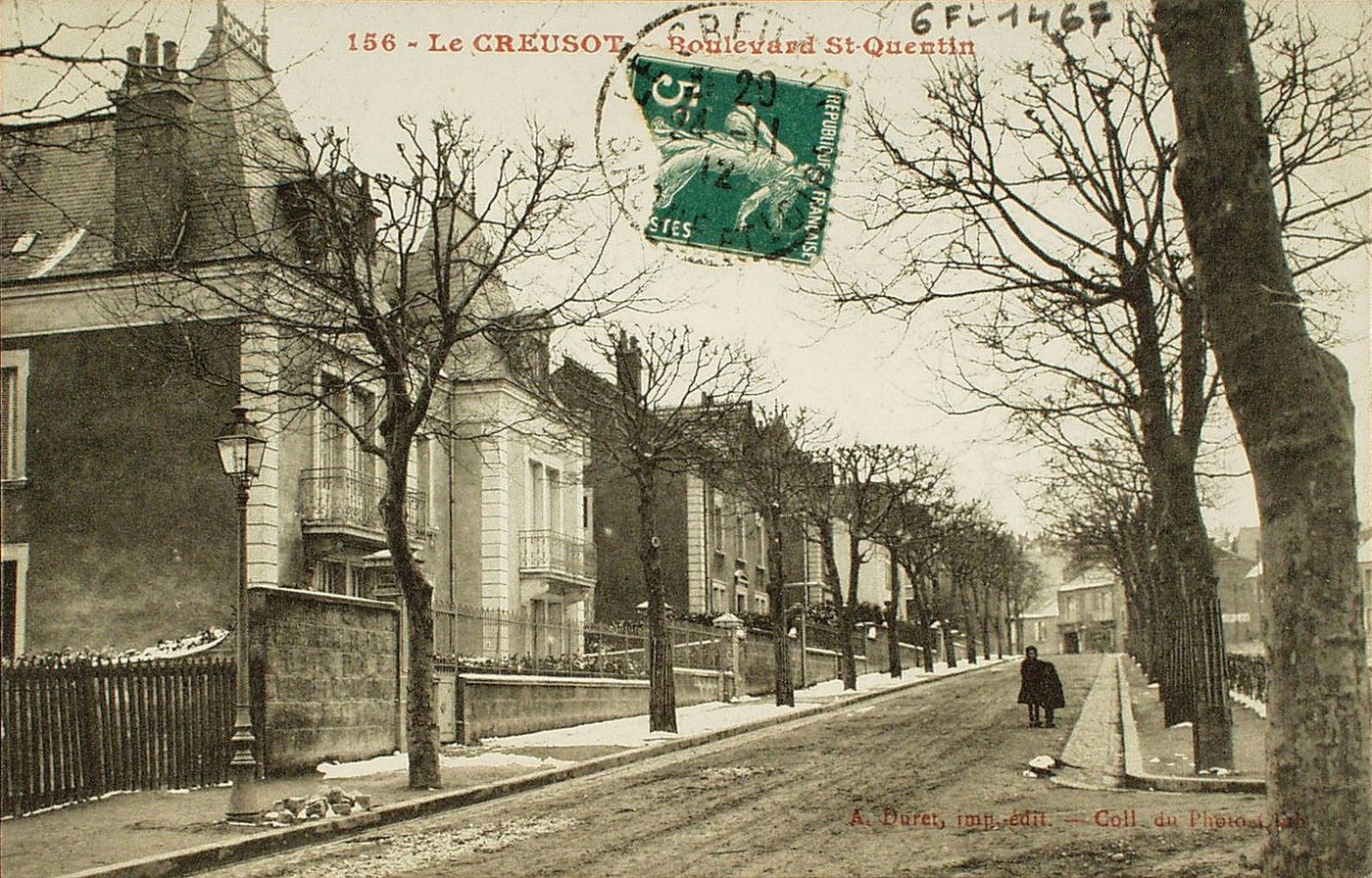 Le Creusot. Boulevard Saint-Quentin.