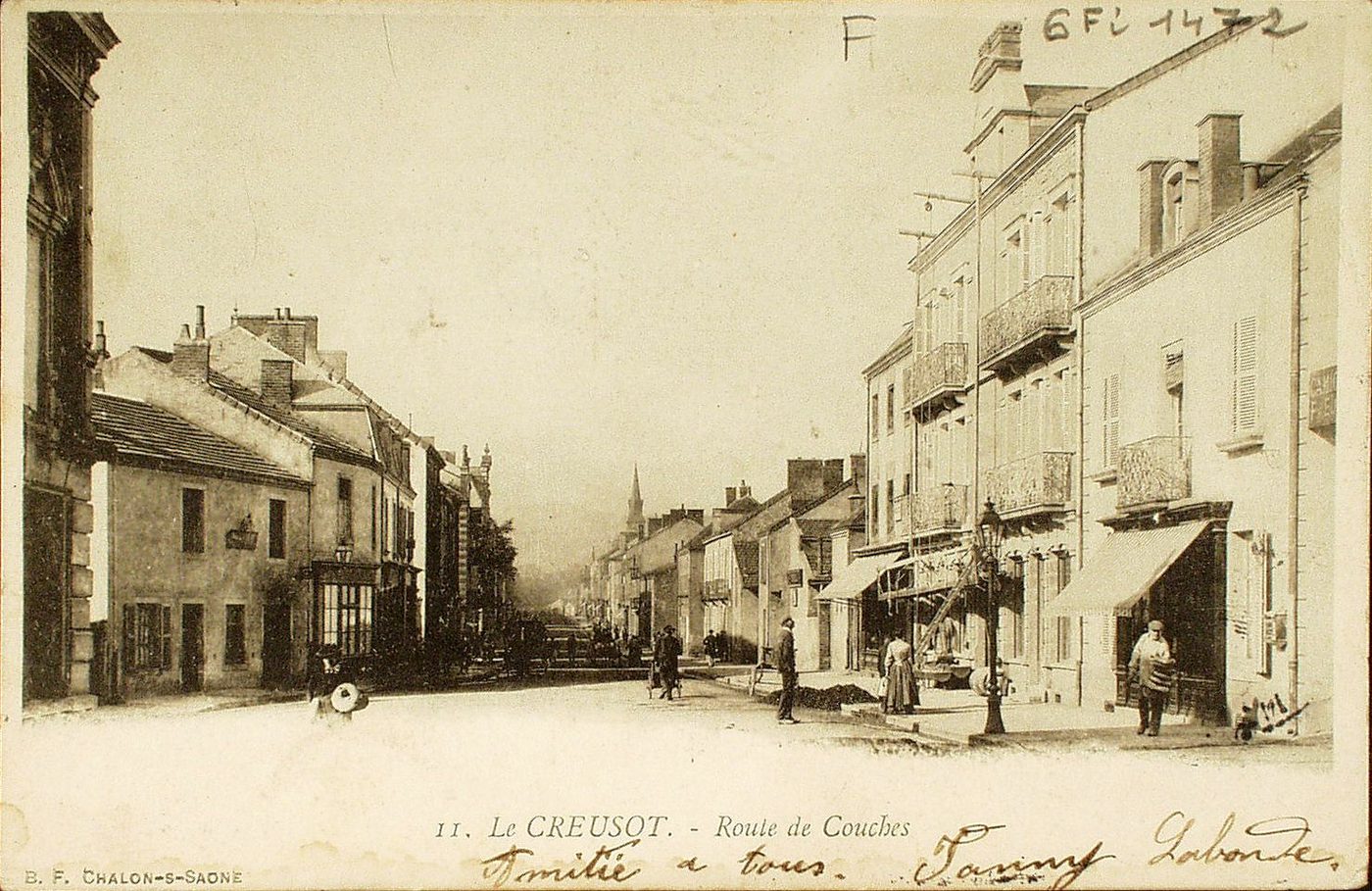 Le Creusot. Route de Couches.