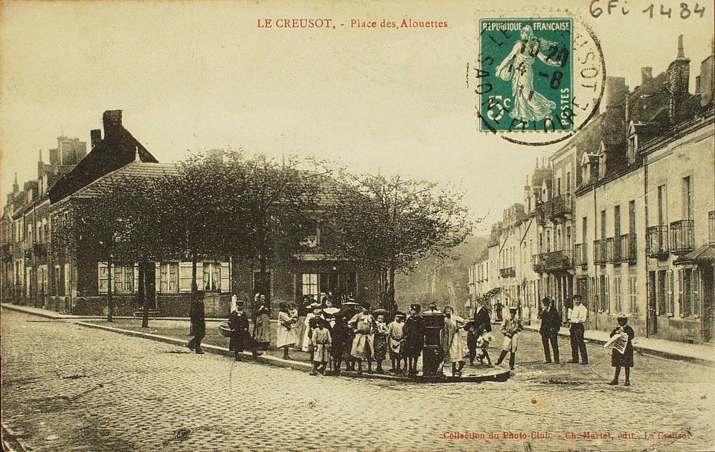 Le Creusot. Place des Alouettes.