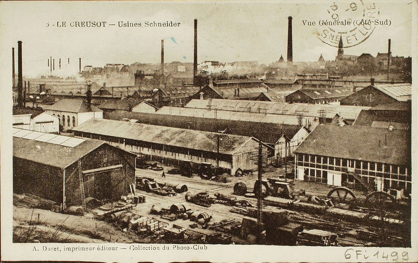 Le Creusot. Usines Schneider.