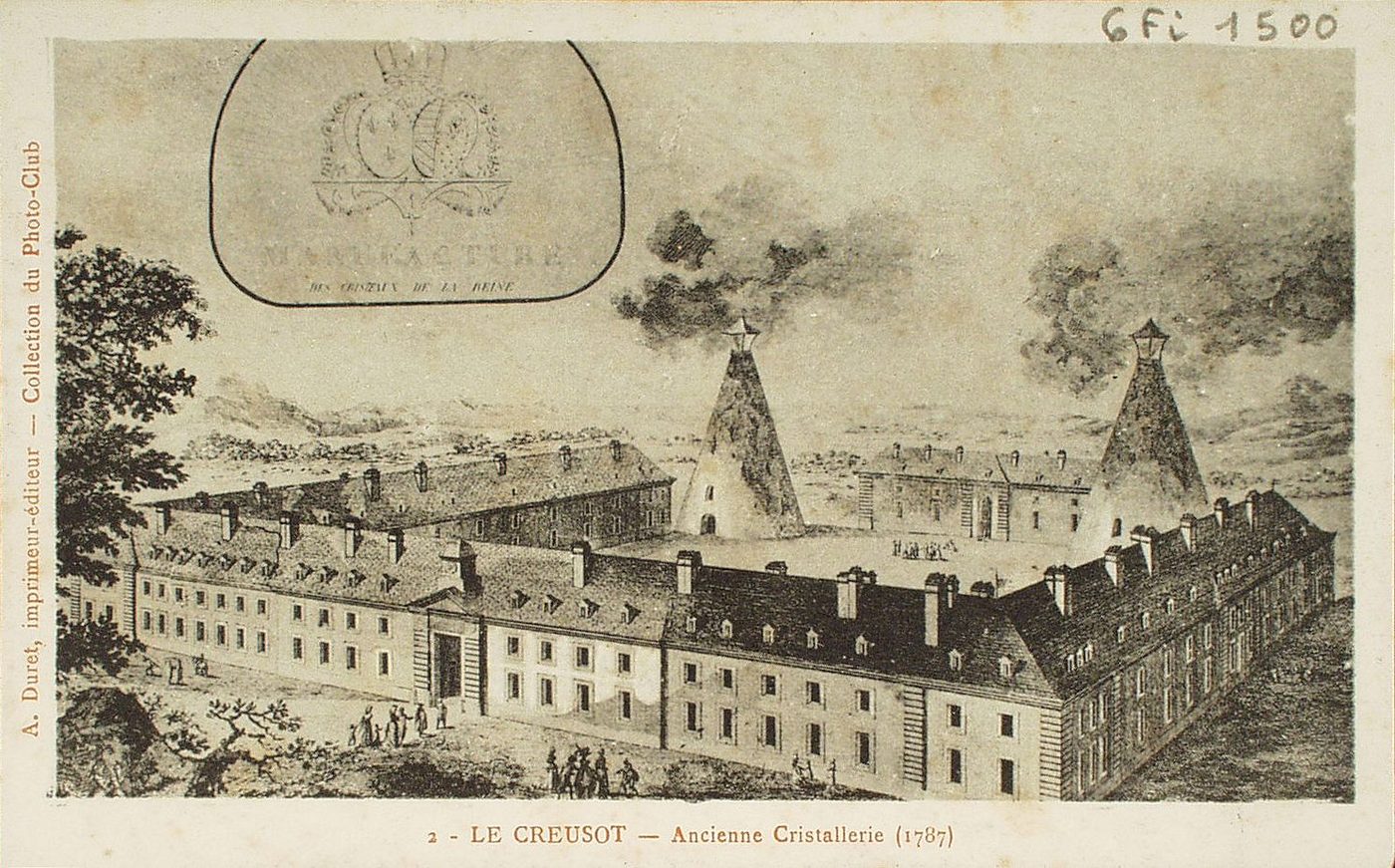 Le Creusot. Ancienne cristallerie (1787).