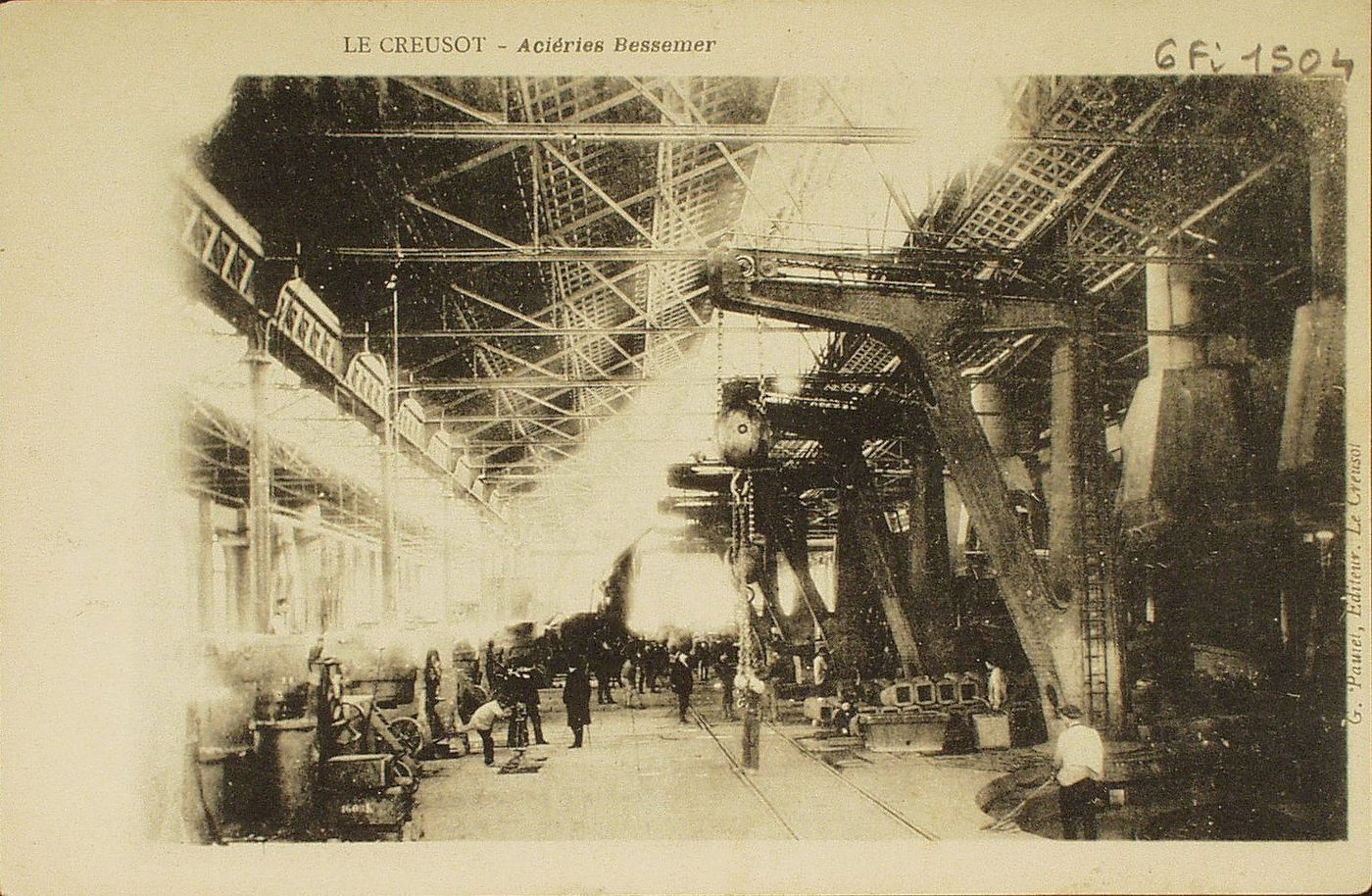 Le Creusot. Aciéries Bessemer.