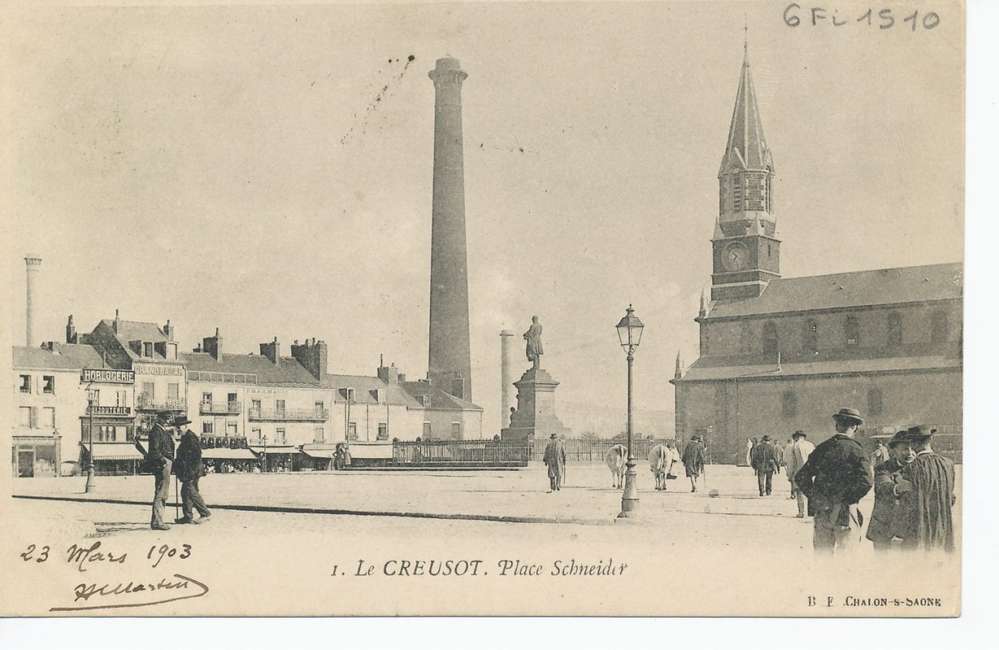 Le Creusot. Place Schneider.
