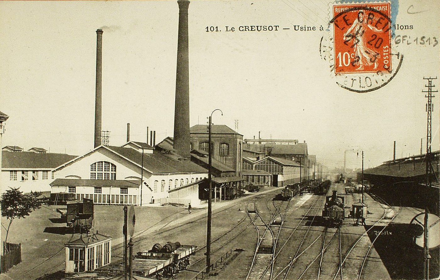 Le Creusot. Usine à......ons.