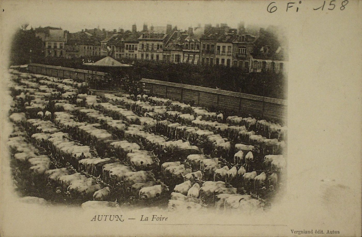 Autun. La foire.