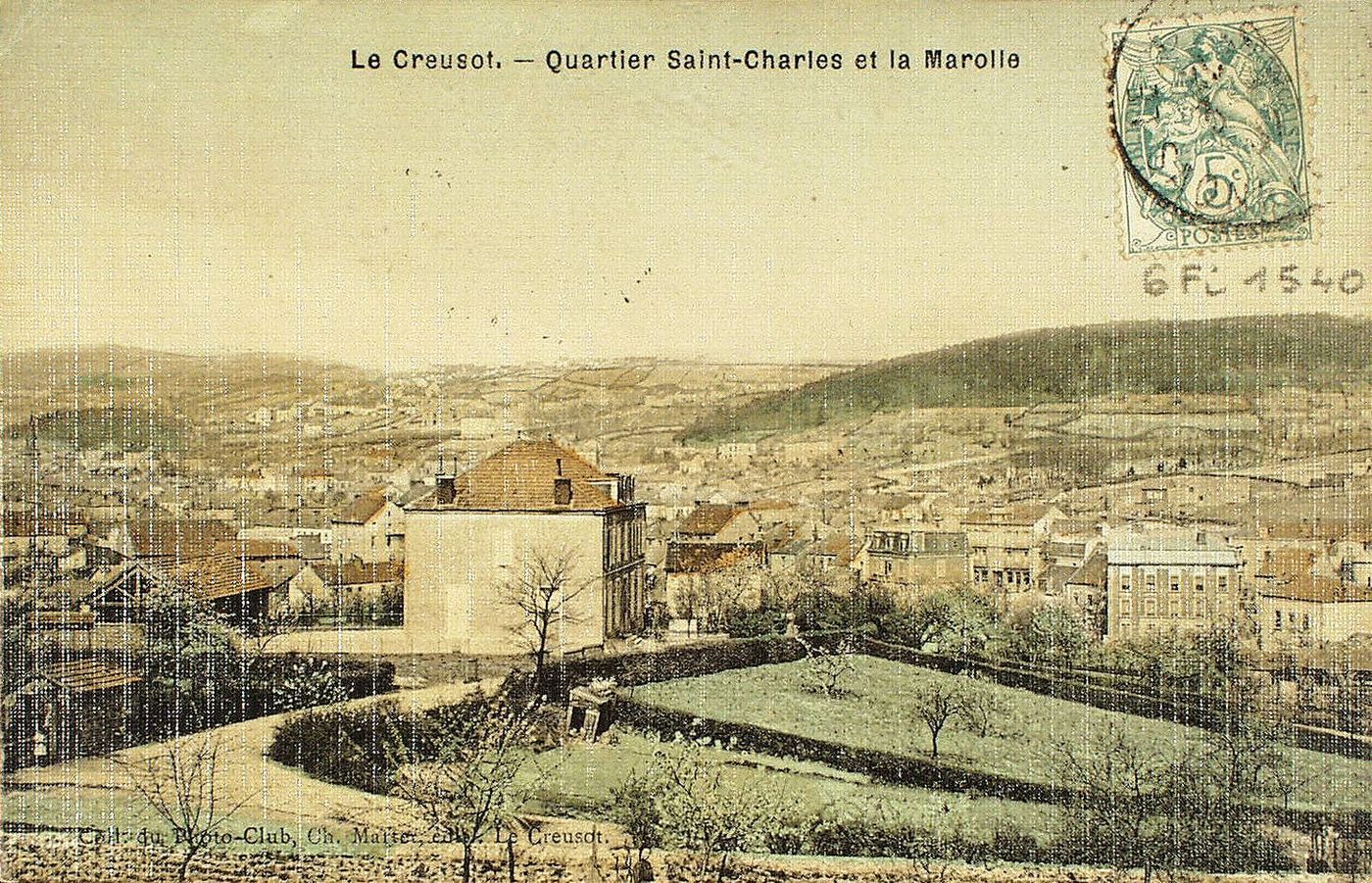 Le Creusot. Quartier Saint-Charles et la Marolle.