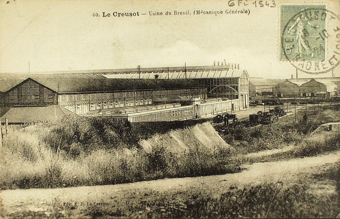 Le Creusot. Usine du Breuil (mécanique générale).