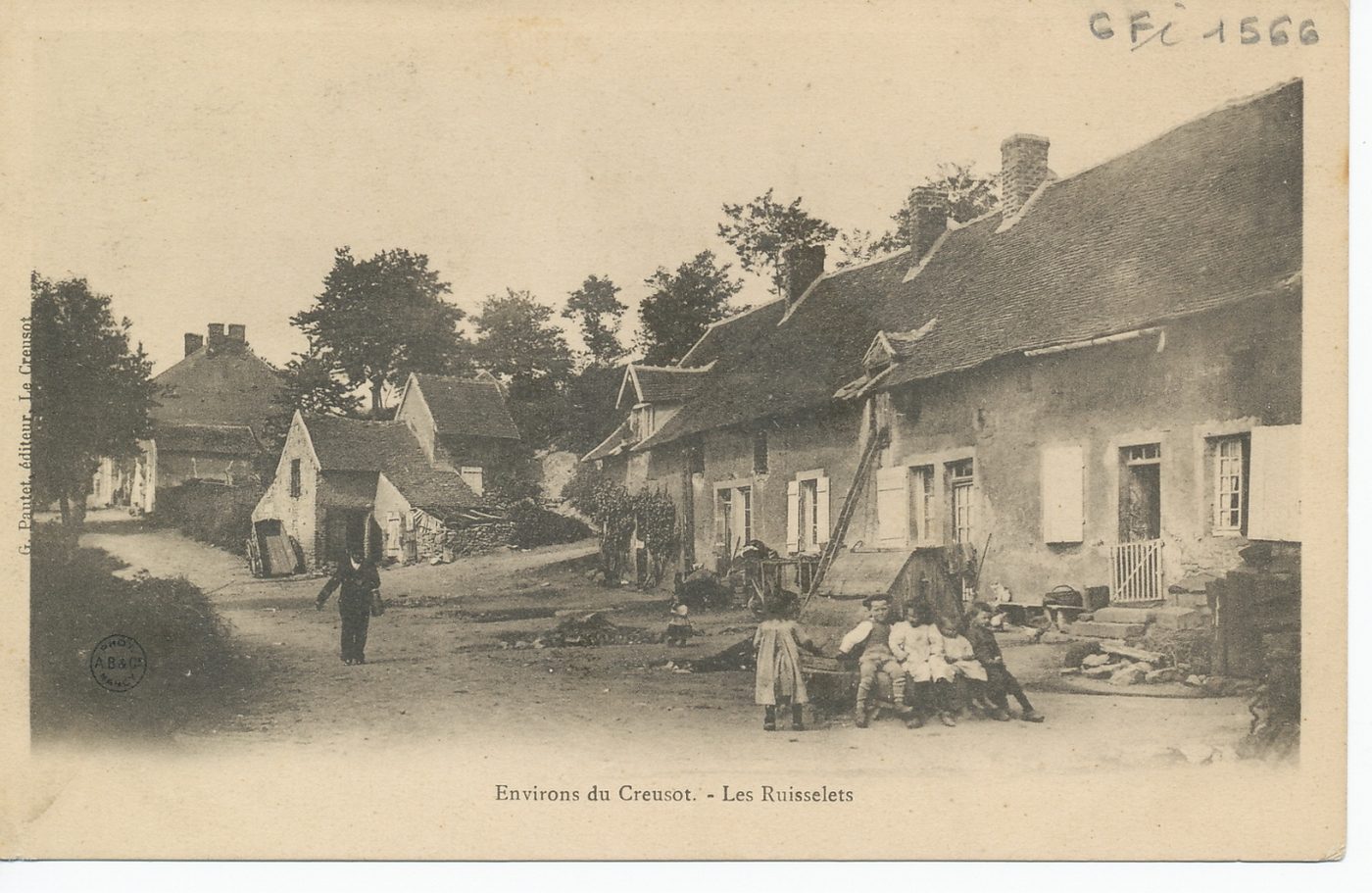 Environs du Creusot. Les Ruisselets.