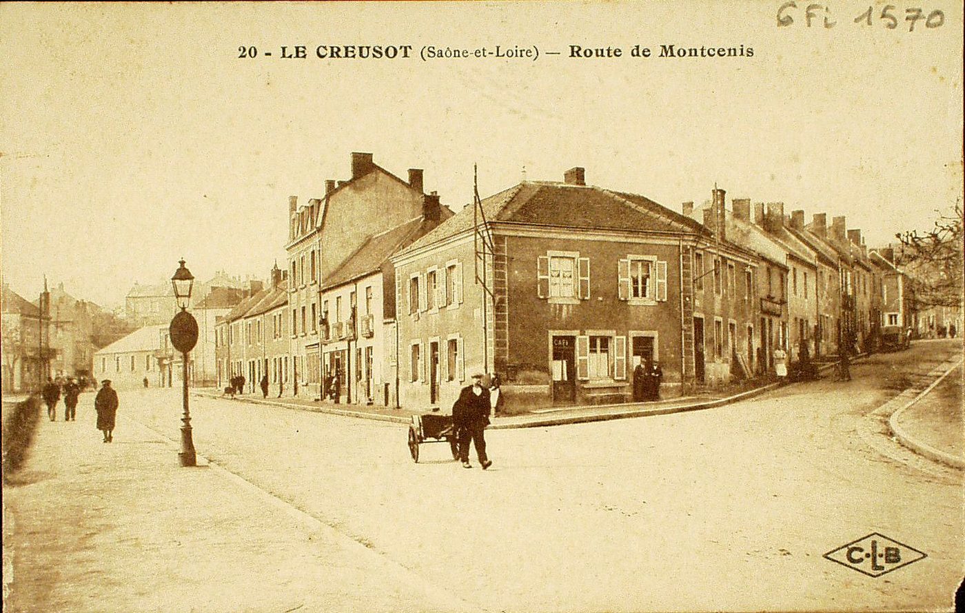 Le Creusot. Route de Montcenis.