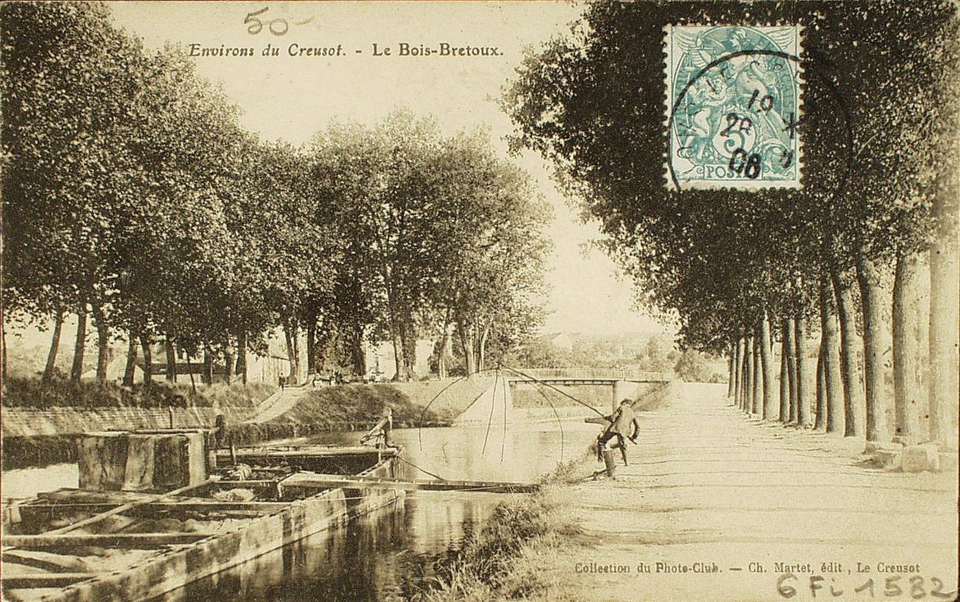Environs du Creusot. Le Bois-Bretoux.