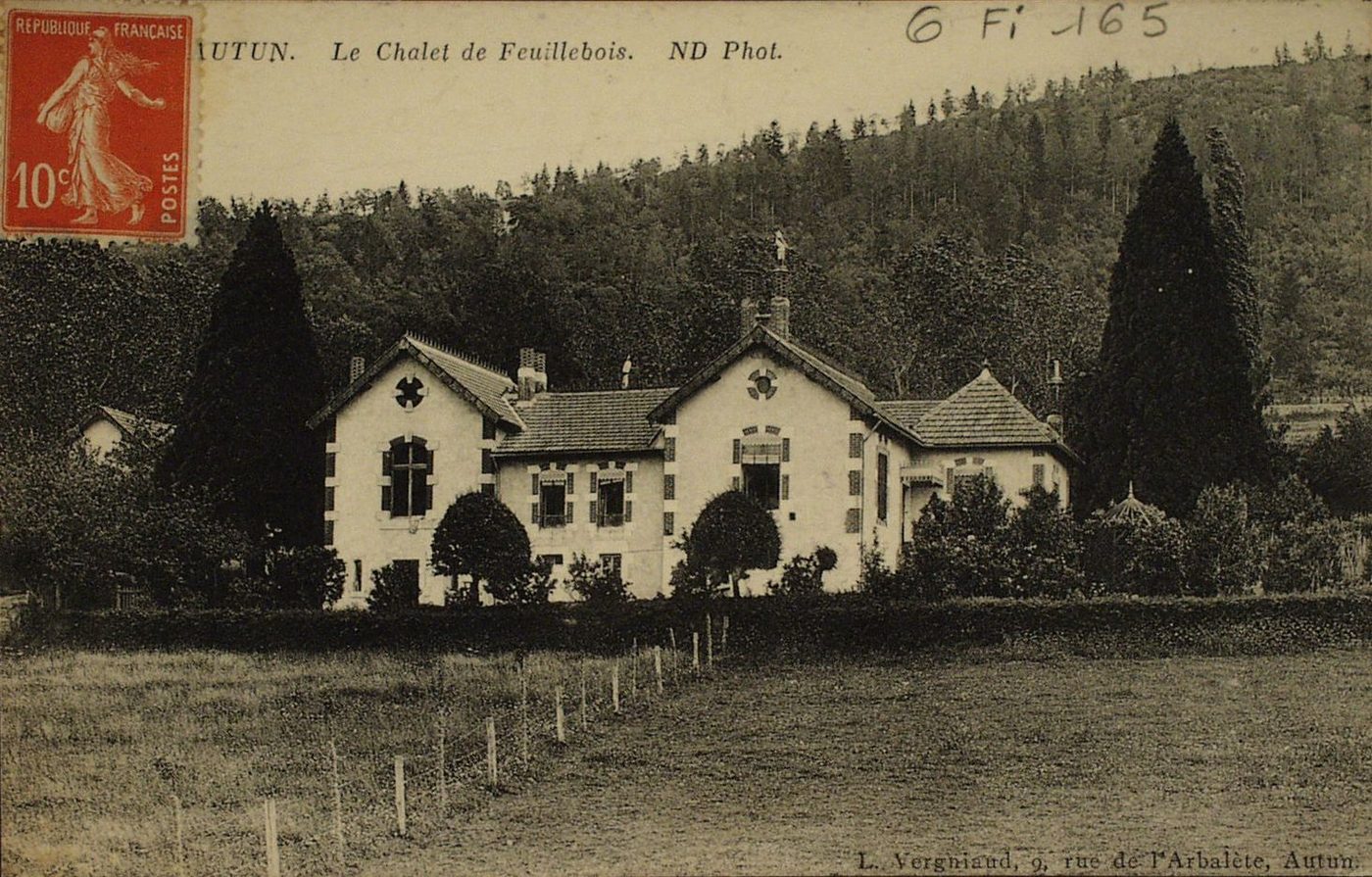 Autun. Le chalet de Feuillebois.