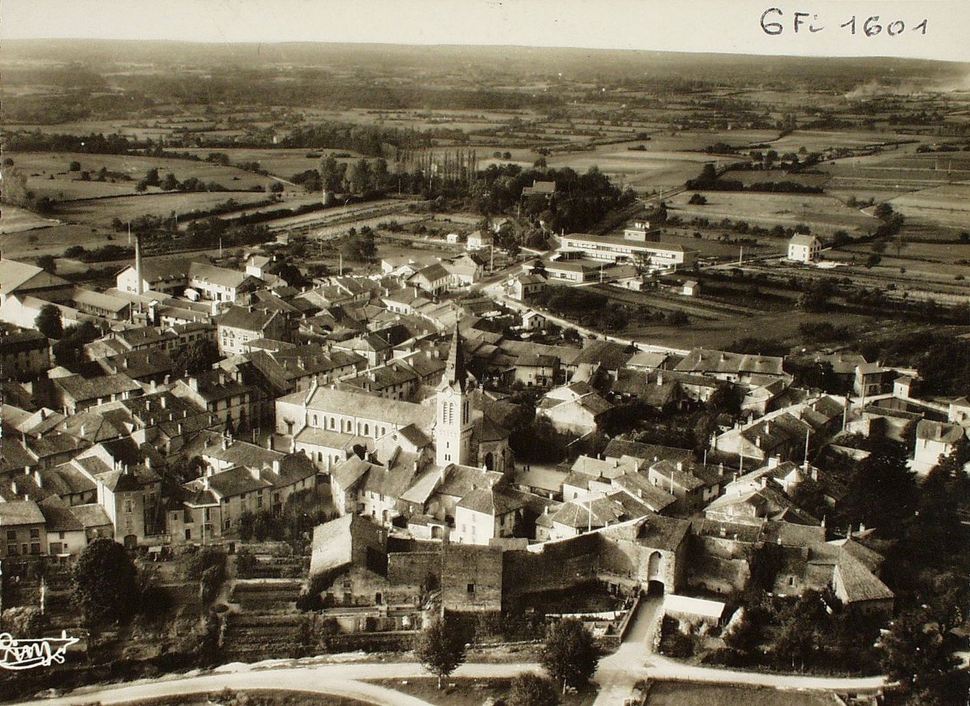 Cuiseaux. Vue aérienne.